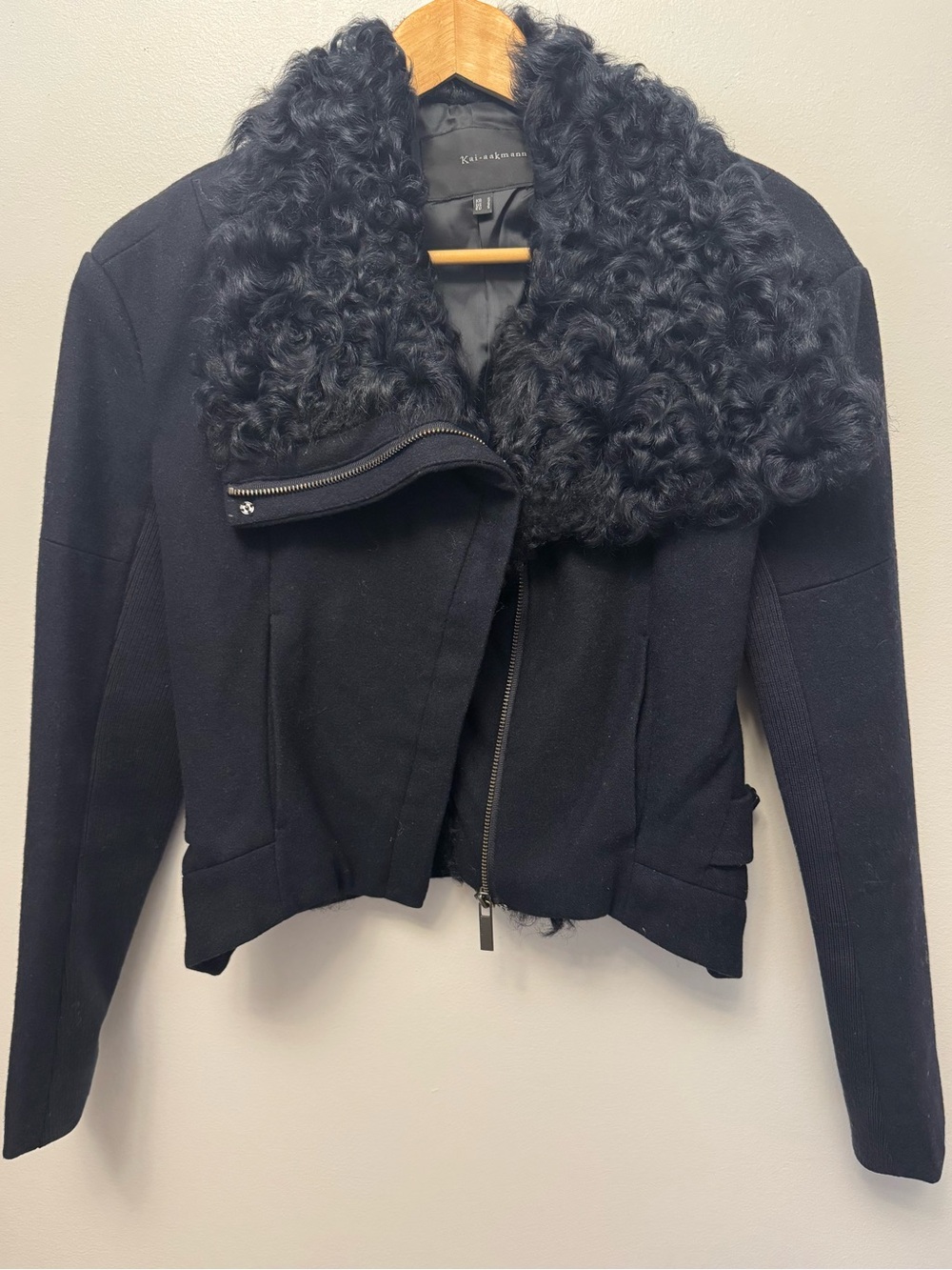Kai-aakmann Wool/Sheep Fur Coat